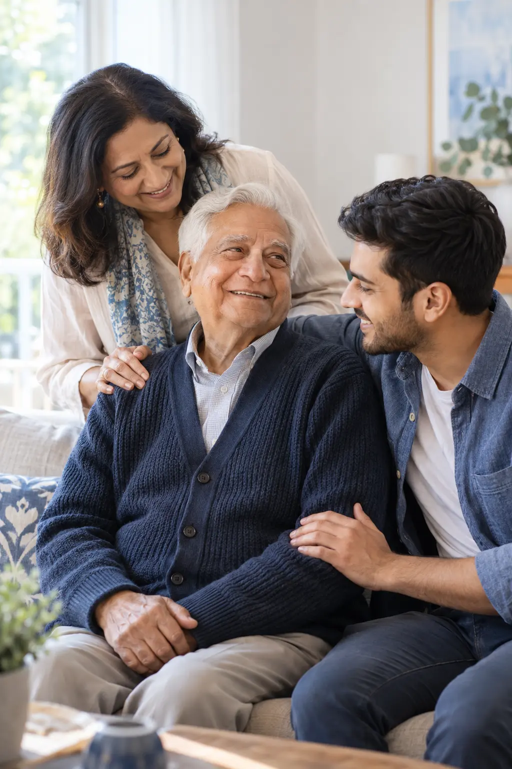 Grandpa, a member of the family Halo